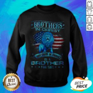 Alternative view of Brothers In Christ Brother In Christ Is A Brother For Life Shirt