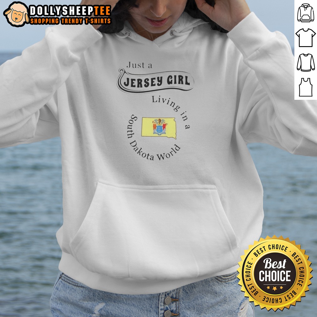 Official To Just A Jersey Girl Living In A South Dakota World Shirt - Image 2