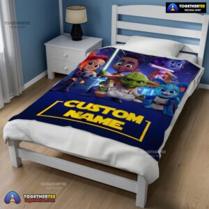 Alternative view of Official Cartoon Star Wars Young Jedi Adventures Blanket Fleece Customized Blanket