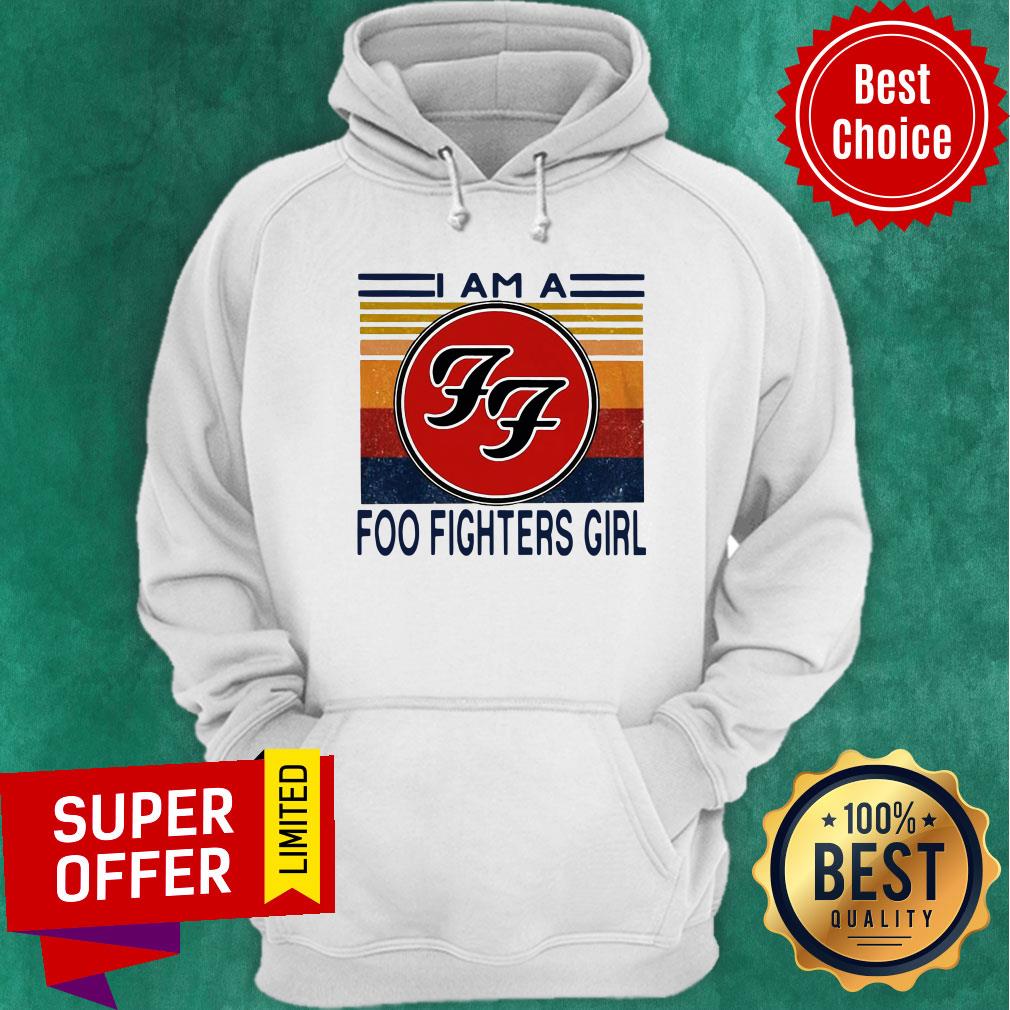 I Am A Foo Fighters Girl Vintage Shirt - Image 5