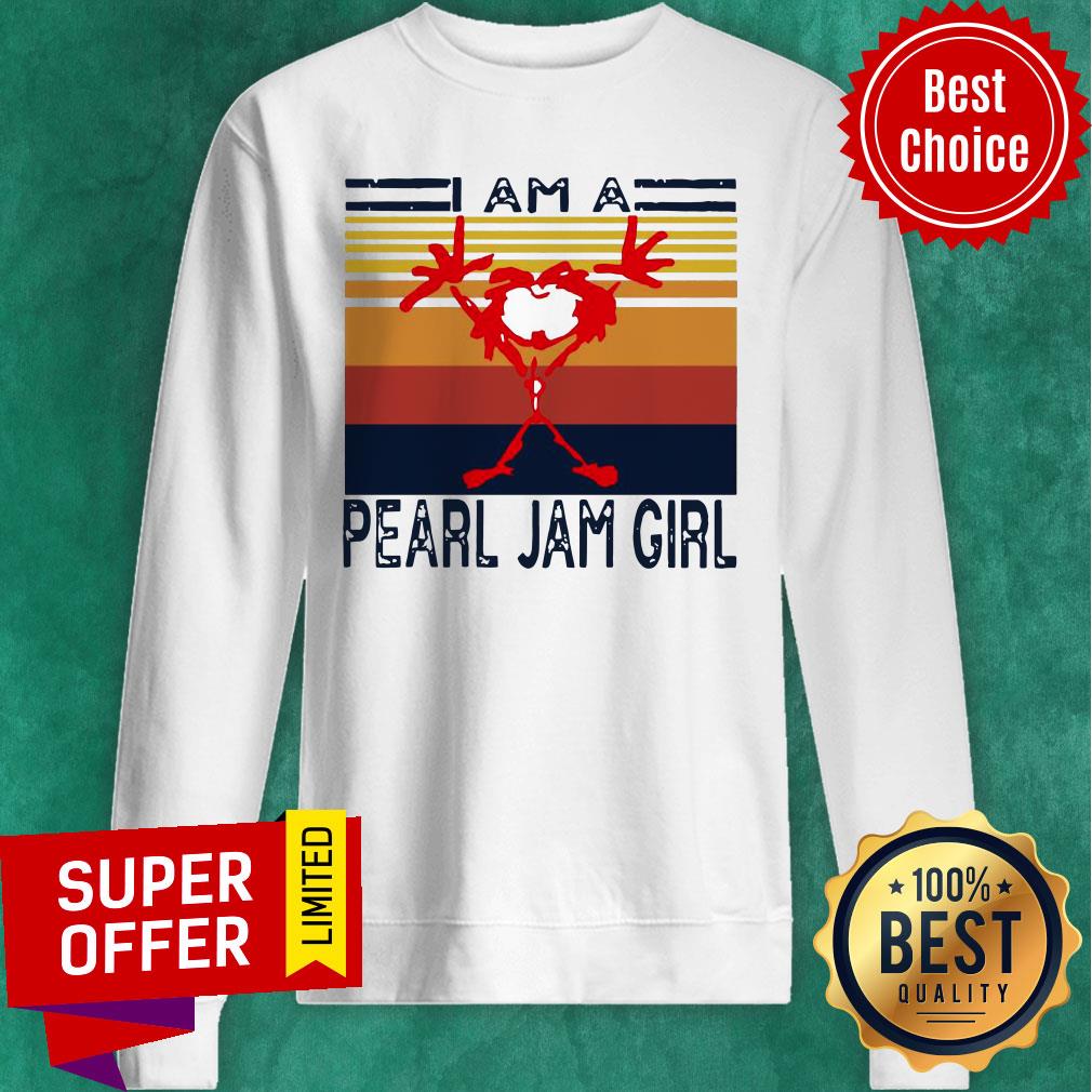 I Am A Pearl Jam Girl Vintage Shirt - Image 4