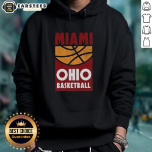 Alternative view of Awesome Miami Ohio Basketball Vintage Retro College Fan Graphic T-Shirt