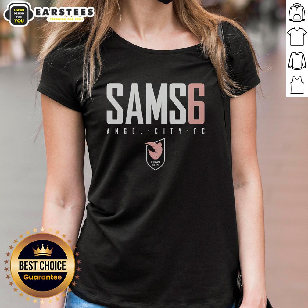Awesome Sams6 Emily Sams Angel City Fc Logo T-Shirt - Image 3