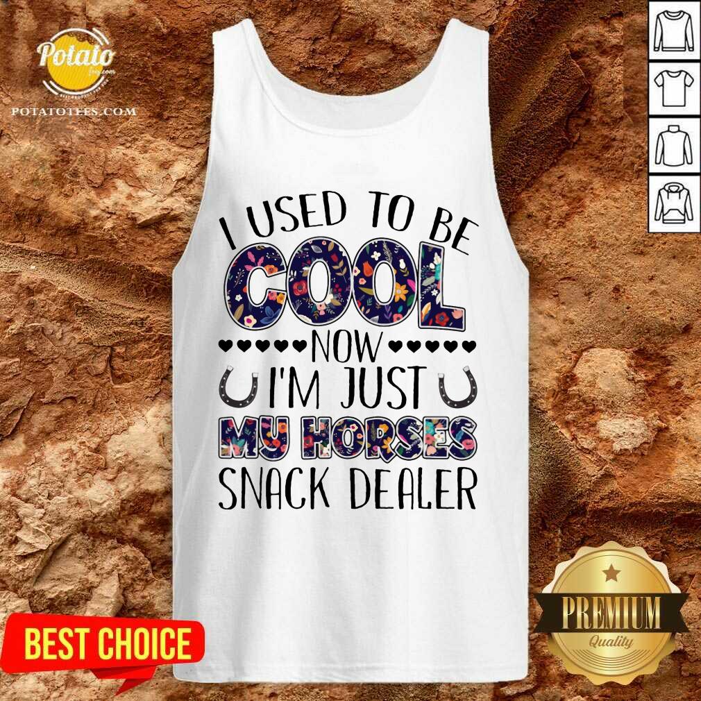 I Used To Be Cool I'm Just My Horse Snack Dealer Shirt - Image 3