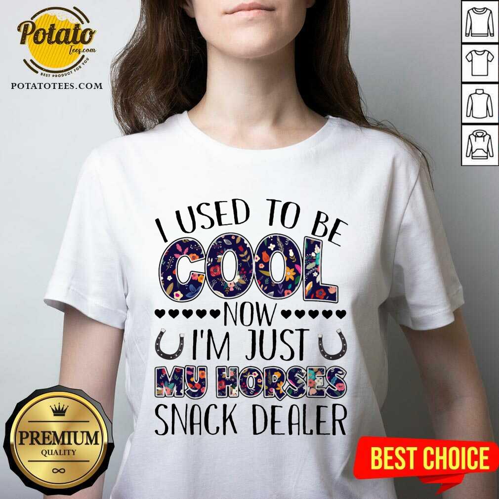 I Used To Be Cool I'm Just My Horse Snack Dealer Shirt - Image 2
