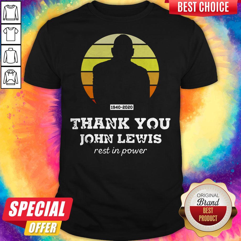 Congressman John Lewis Thank You Rest In Power Shirt