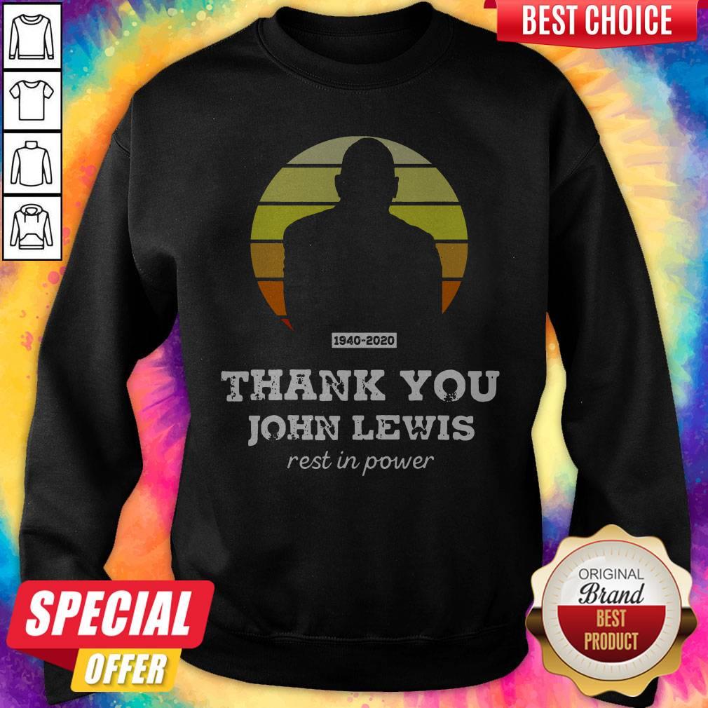 Congressman John Lewis Thank You Rest In Power Shirt - Image 4