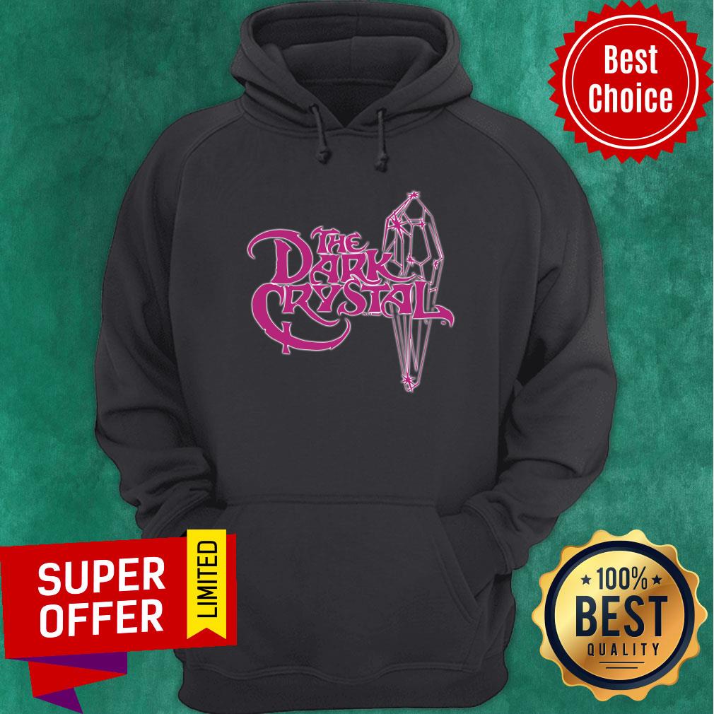 Dark Crystal 80's Movie Bright Logo Adult Ringer Shirt - Image 2