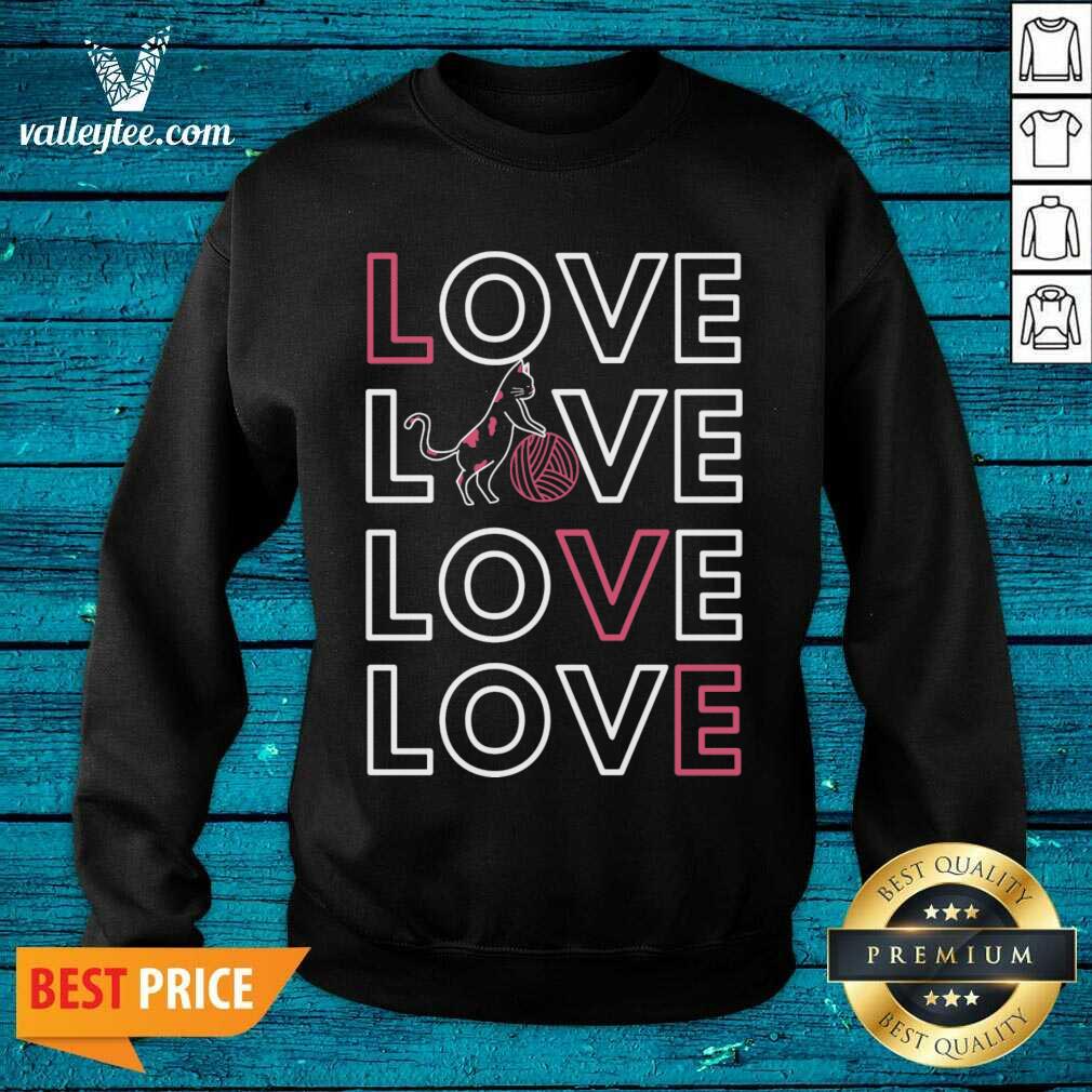 Lovely Cat Valentines Day Gift For Cat Lovers Shirt - Image 5