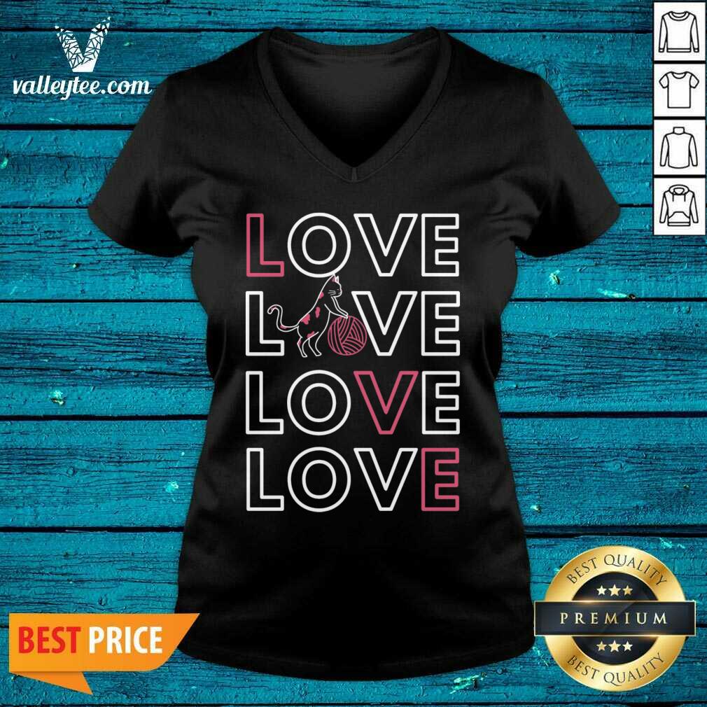 Lovely Cat Valentines Day Gift For Cat Lovers Shirt - Image 3