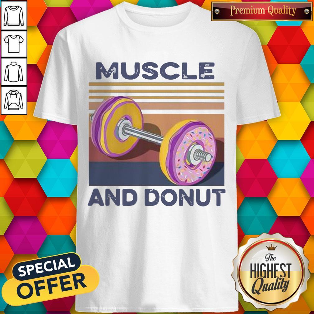 Official Muscle And Donut Vintage Shirt