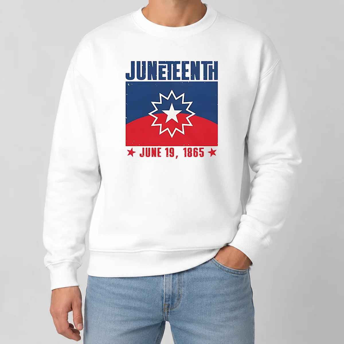 Nice Juneteenth Red White Blue Freedom Flag 1865 Emancipation Day Shirt - Image 7