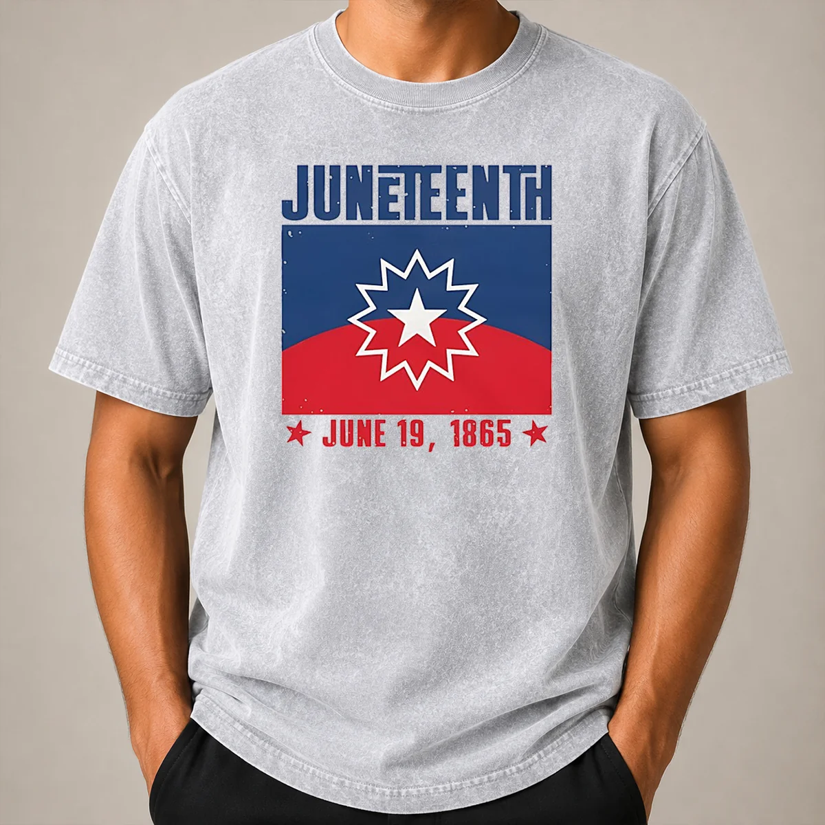 Nice Juneteenth Red White Blue Freedom Flag 1865 Emancipation Day Shirt - Image 8