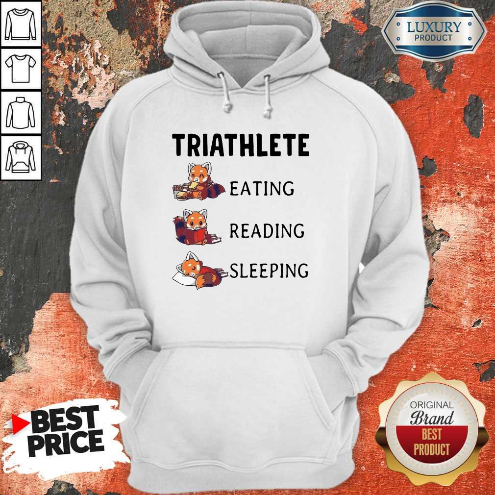 Triathlete Eating Reading Sleeping Shirt - Image 2