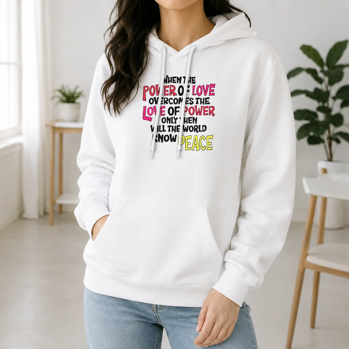 Funny When The Power Of Love Overcomes The Love Of Power Shirt - Image 7