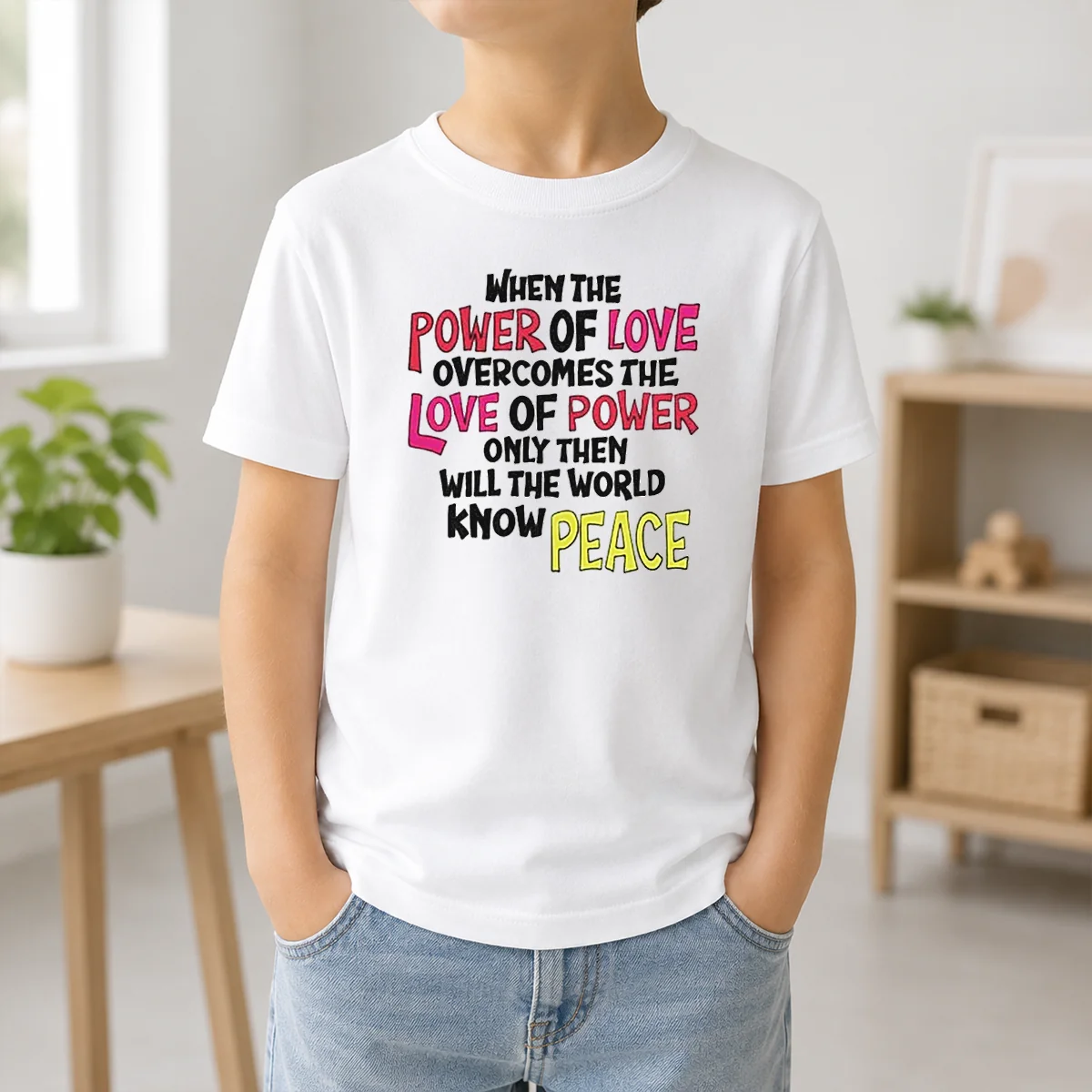 Funny When The Power Of Love Overcomes The Love Of Power Shirt - Image 9
