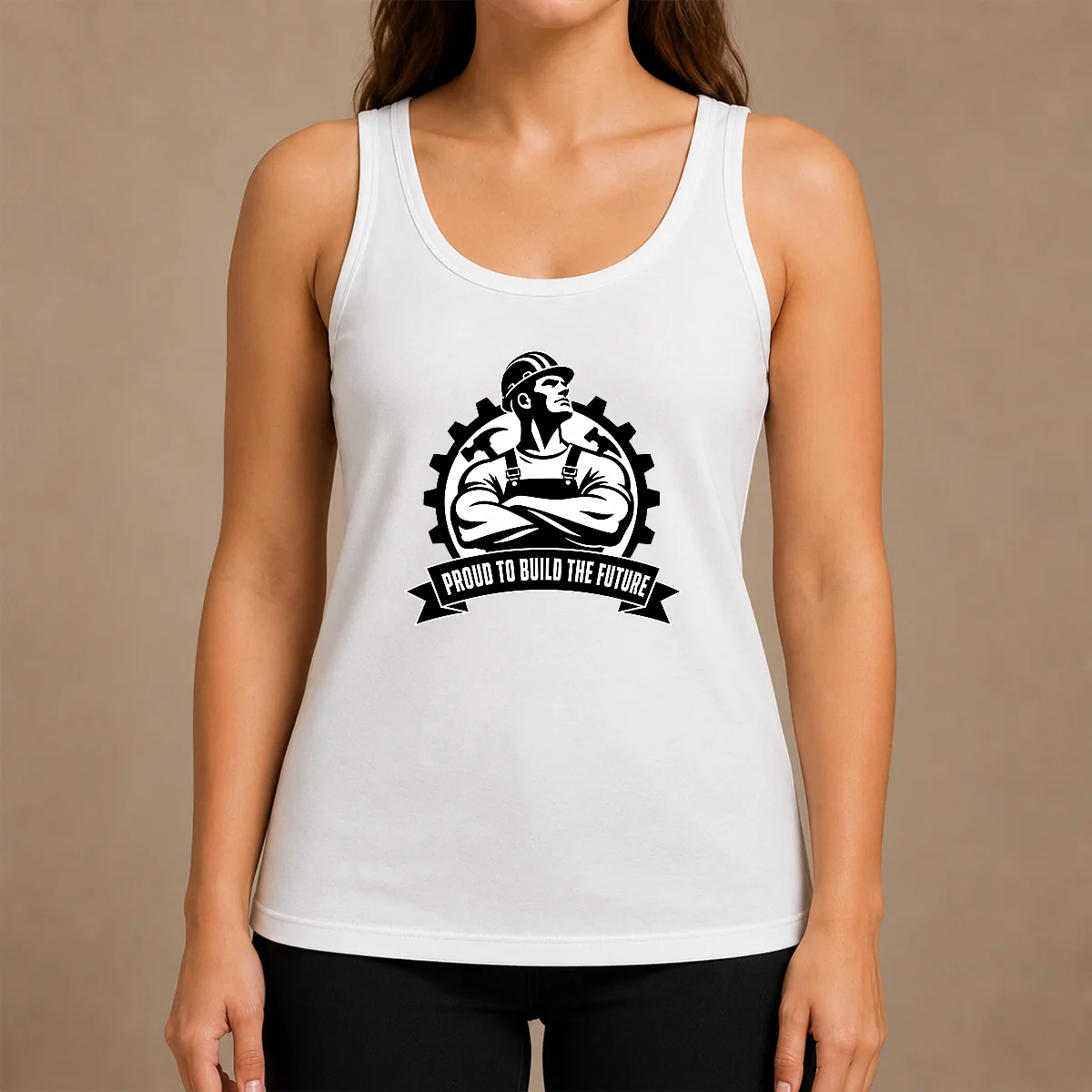 Top Hot Labour Day Proud Worker Silhouette Shirt - Image 3