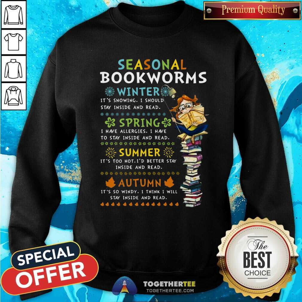 Hot Seasonal Bookworms Shirt - Image 2