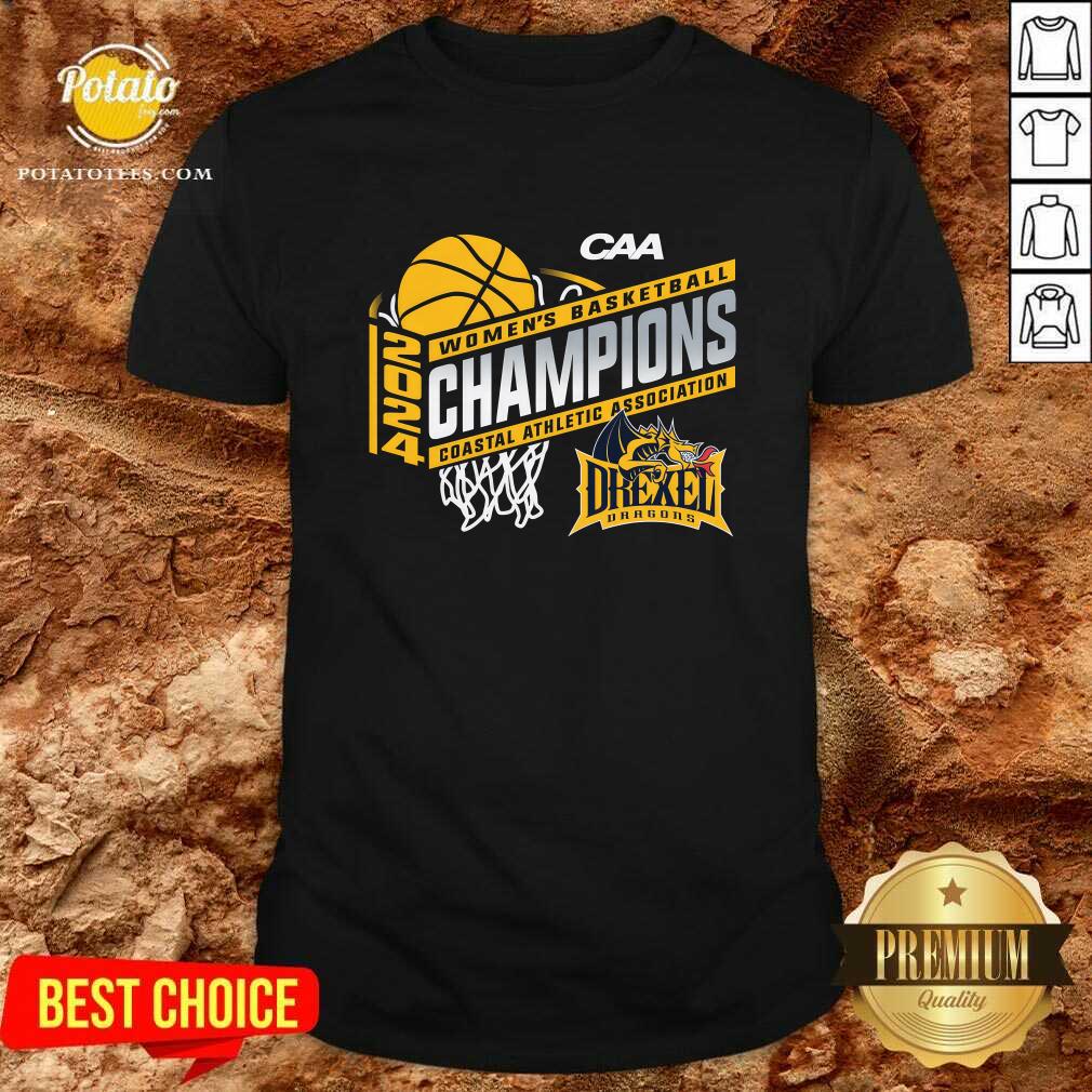 Drexel Dragon 2024 CAA Basketball Conf Tourney Champs T-shirt