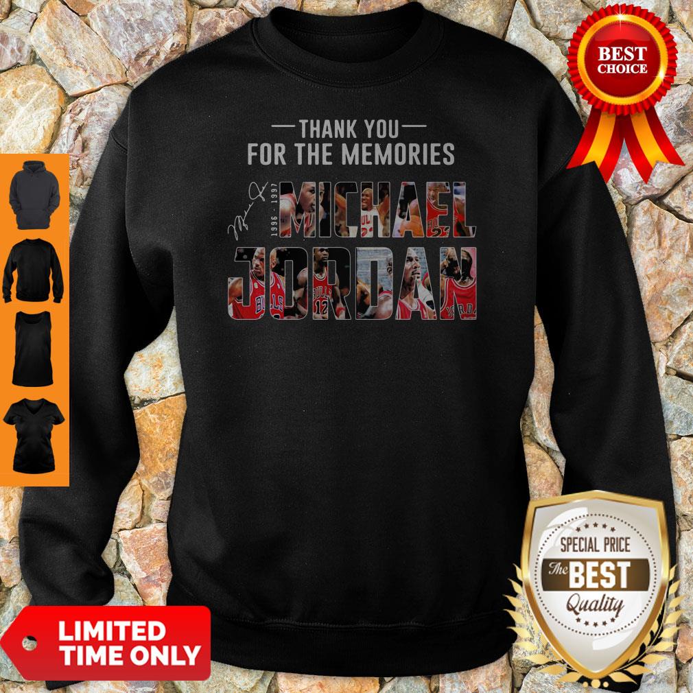 Michael Jordan 1996 1997 Thank You For The Memories Signature Shirt - Image 5