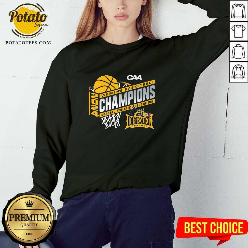 Drexel Dragon 2024 CAA Basketball Conf Tourney Champs T-shirt - Image 4