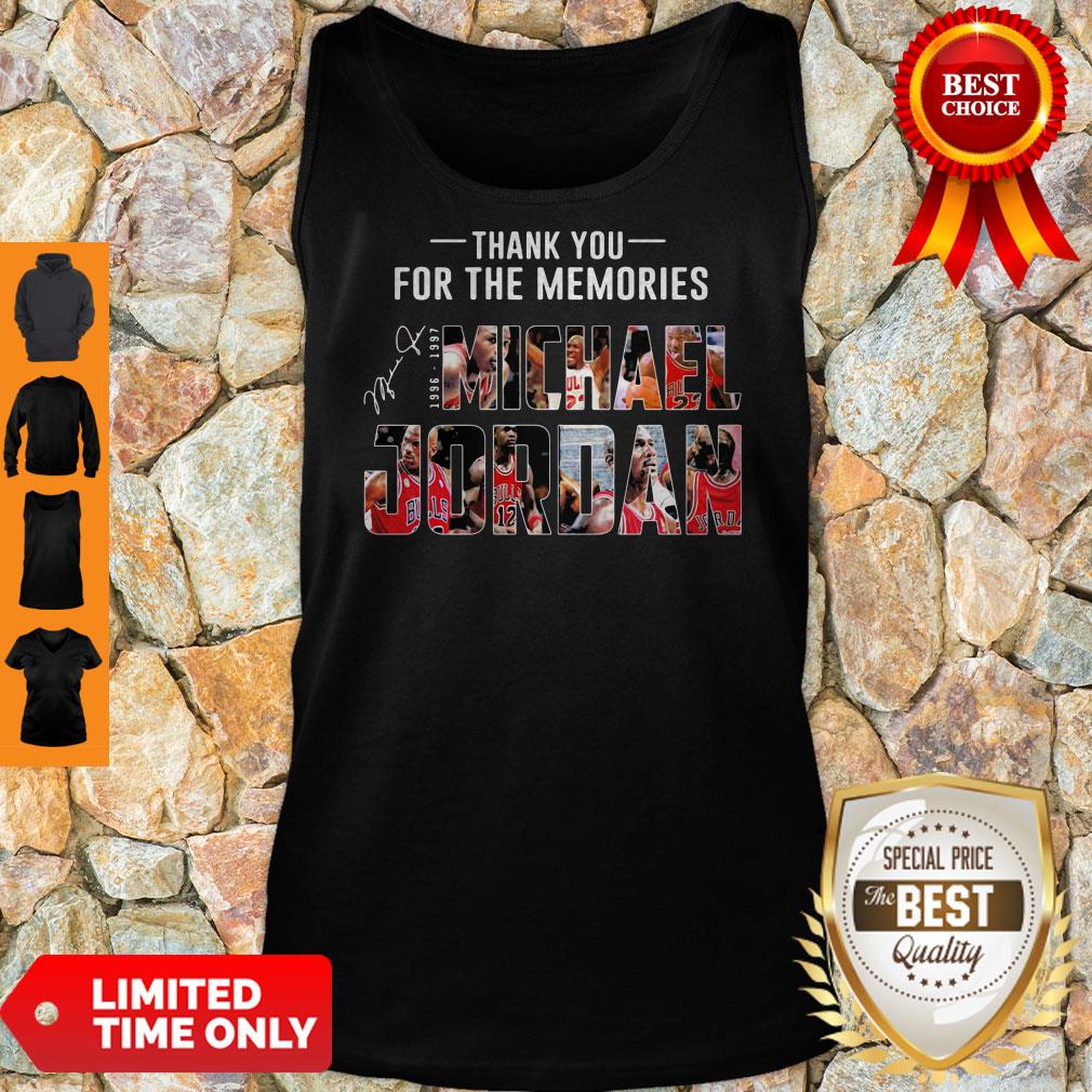 Michael Jordan 1996 1997 Thank You For The Memories Signature Shirt - Image 3