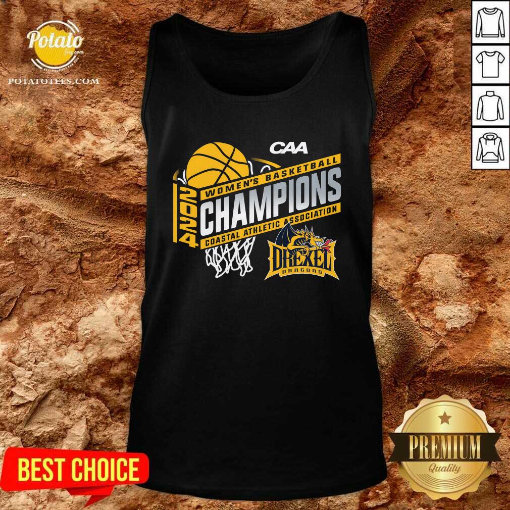 Drexel Dragon 2024 CAA Basketball Conf Tourney Champs T-shirt - Image 3
