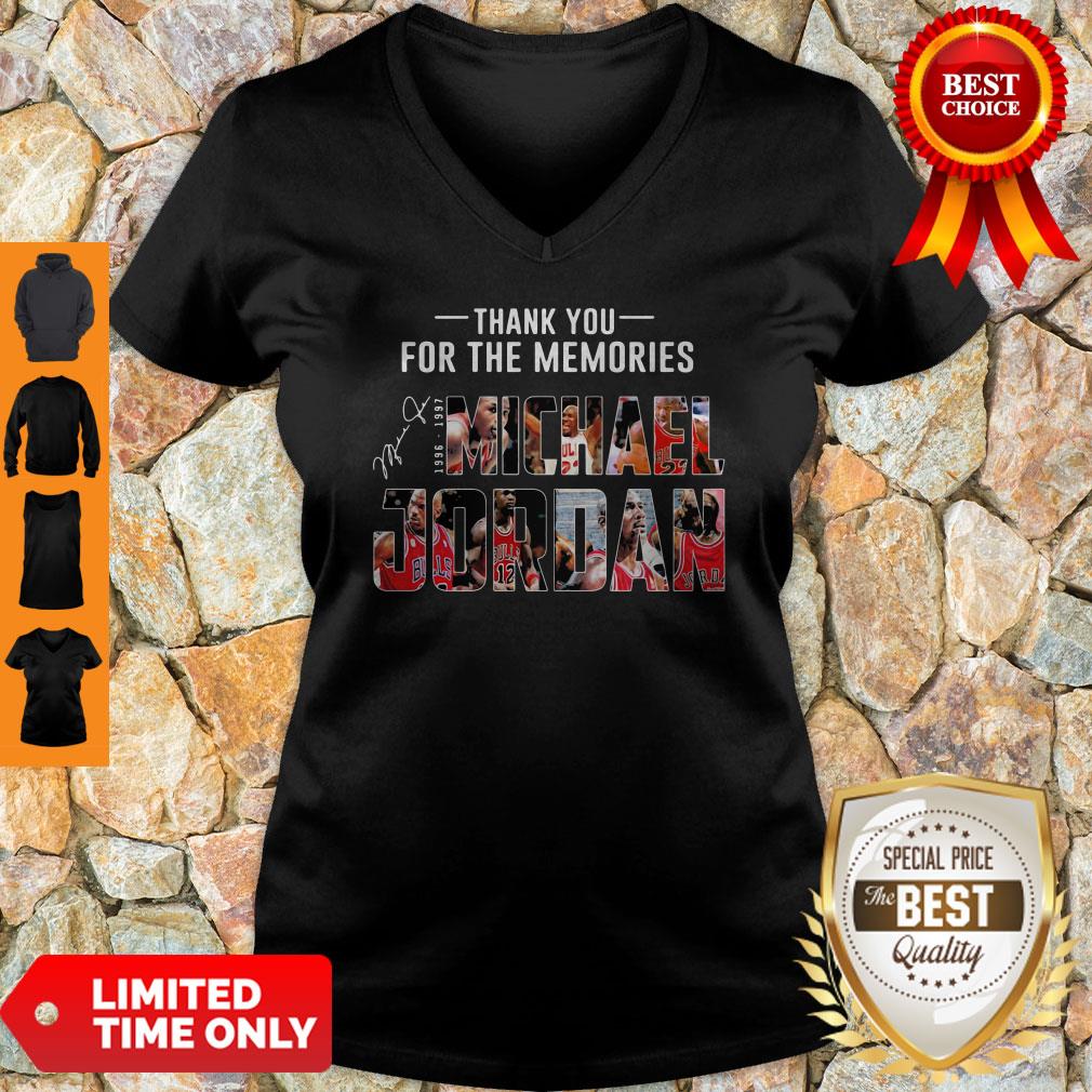 Michael Jordan 1996 1997 Thank You For The Memories Signature Shirt - Image 4