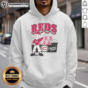Alternative view of Top Mitchell & Ness Cream Cincinnati Reds Step Back Up T-Shirt