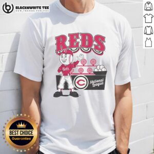 Top Mitchell & Ness Cream Cincinnati Reds Step Back Up T-Shirt