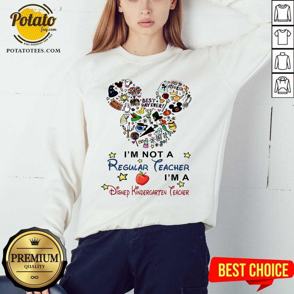 I'M Not A Regular Teacher Mickey Shirt - Image 4