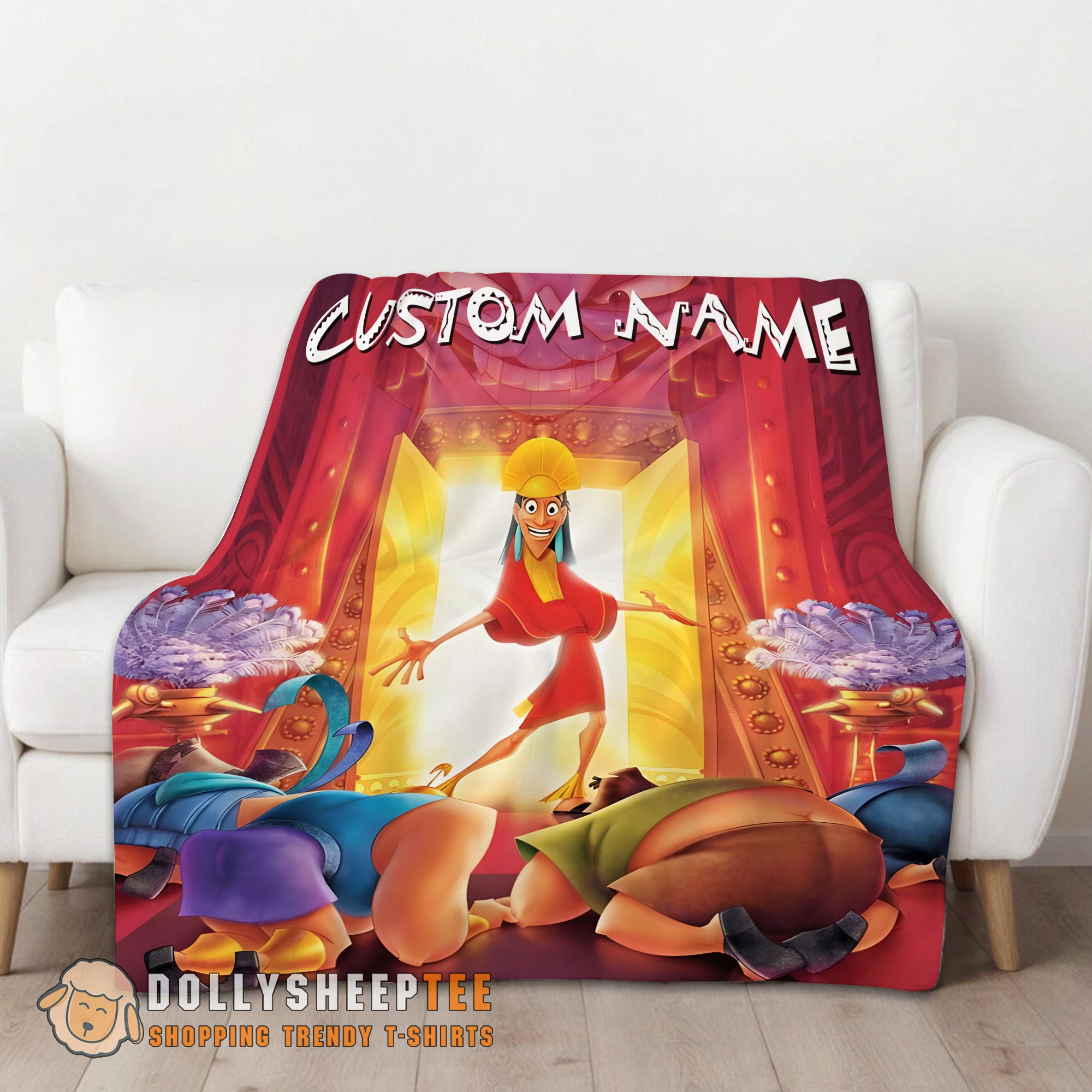 Perfect Disney Cartoon The Emperor's New Groove Blanket Fleece Customized Blanket - Image 2