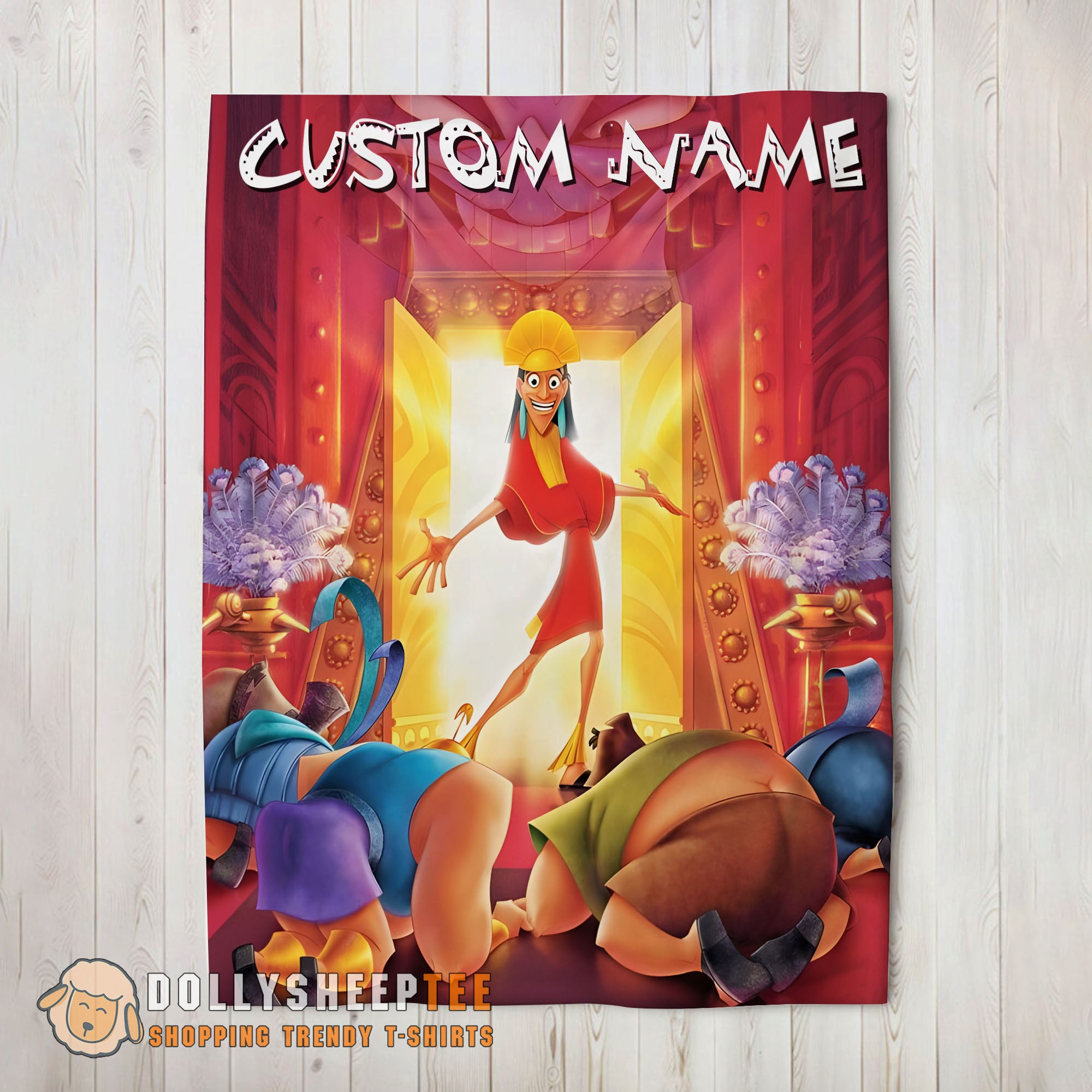 Perfect Disney Cartoon The Emperor's New Groove Blanket Fleece Customized Blanket
