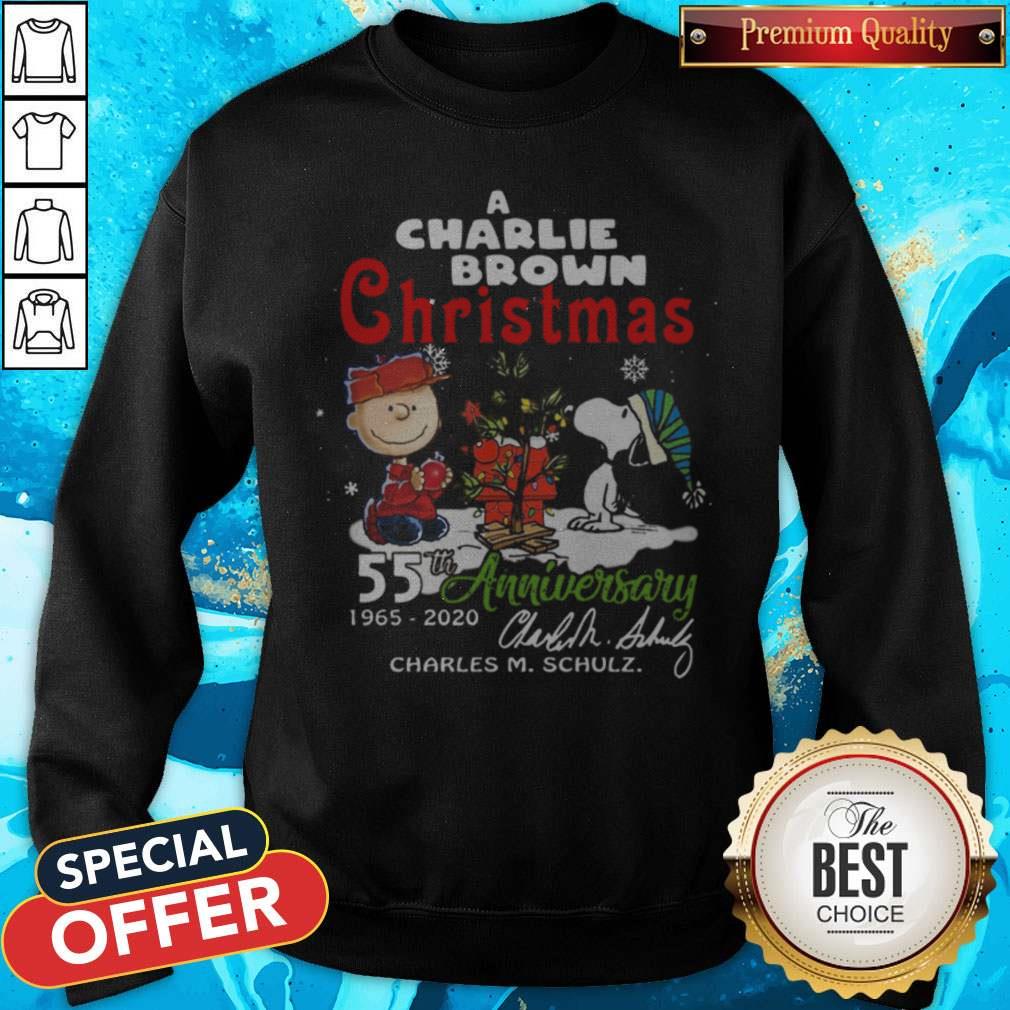 A Charlie Brown Christmas 55th Anniversary 1965 2020 Signature Shirt - Image 2