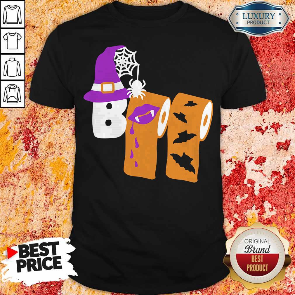 Funny Boo Witch Toilet Halloween Shirt