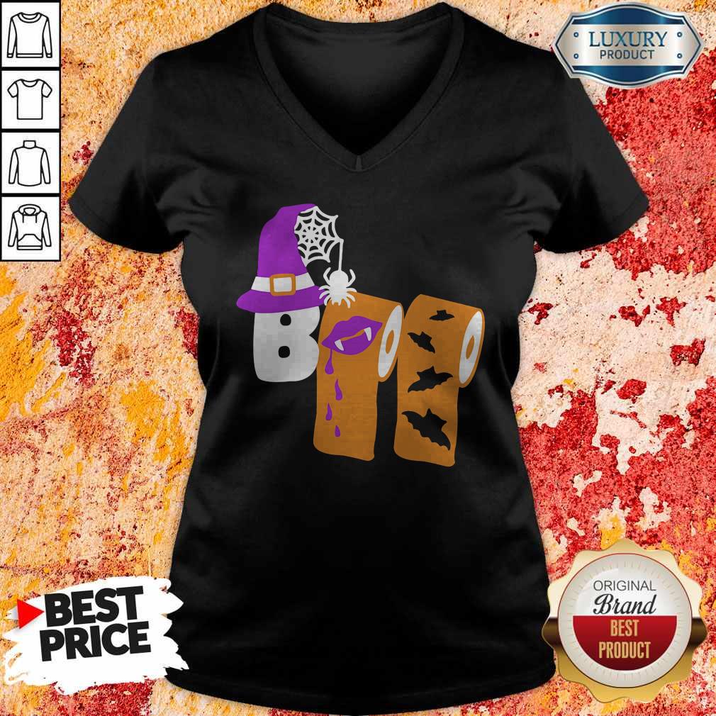 Funny Boo Witch Toilet Halloween Shirt - Image 4