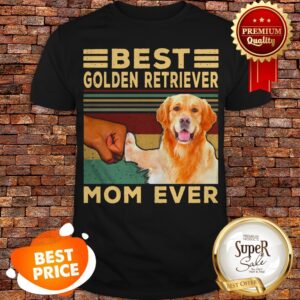 Nice Best Golden Retriever Mom Ever Vintage Shirt