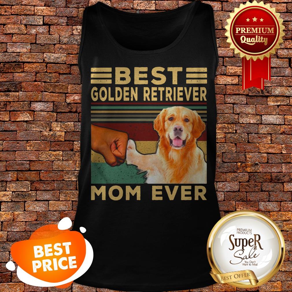 Nice Best Golden Retriever Mom Ever Vintage Shirt - Image 3