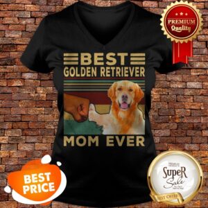 Alternative view of Nice Best Golden Retriever Mom Ever Vintage Shirt