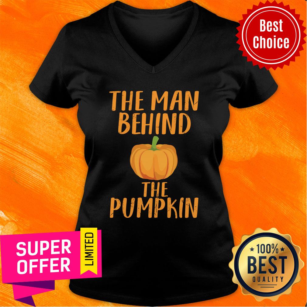 The Man Behind The Pumpkin Halloween Shirt - Image 3
