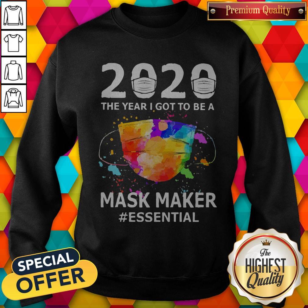 2020 The Years I Got To Be A Mask Makes Essential Shirt - Image 5