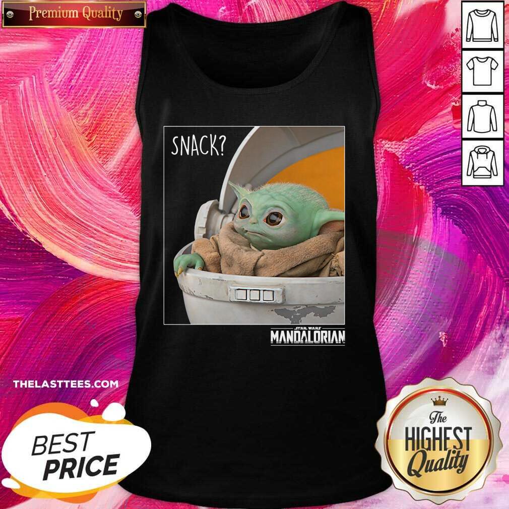 Official Snack Baby Yoda The Mandalorian Star Wars Shirt - Image 4