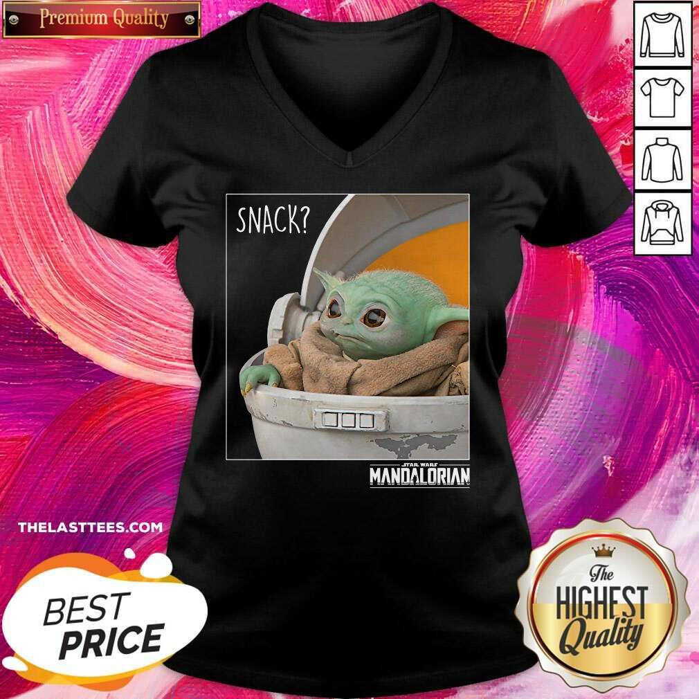 Official Snack Baby Yoda The Mandalorian Star Wars Shirt - Image 5