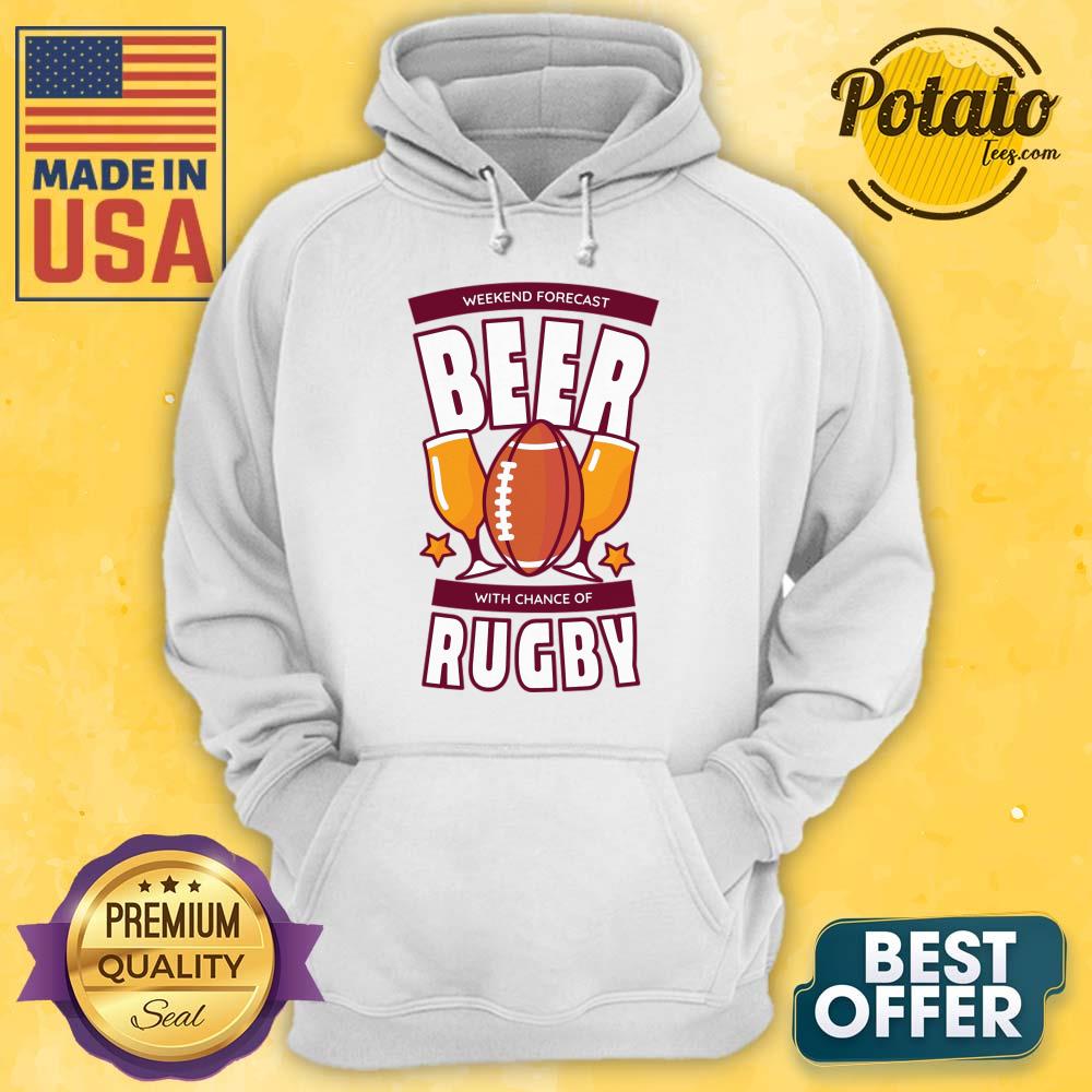 Weekend Forecast Beer With Chance Of Rugby Shirt - Image 4