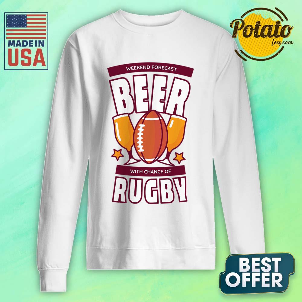 Weekend Forecast Beer With Chance Of Rugby Shirt - Image 2