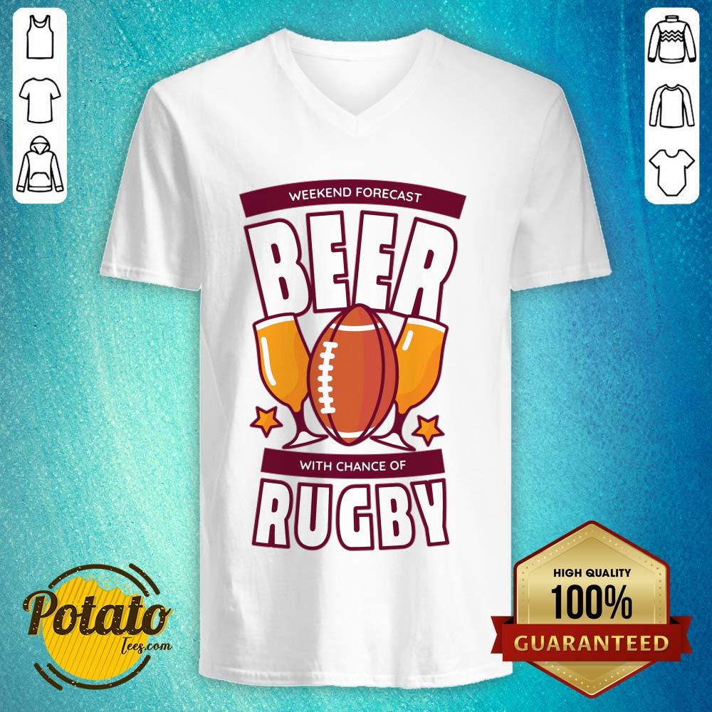 Weekend Forecast Beer With Chance Of Rugby Shirt - Image 5