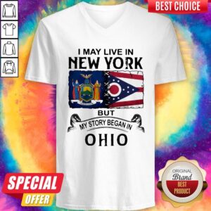 Alternative view of I May Live In New York But My Story Began In Ohio Shirt