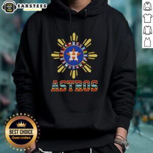 Alternative view of Awesome 2025 Houston Astros Baseball X Hispanic T-Shirt