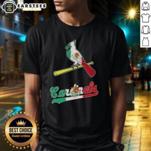 Awesome St.Louis Cardinals Baseball X Mexican Flag T-Shirt