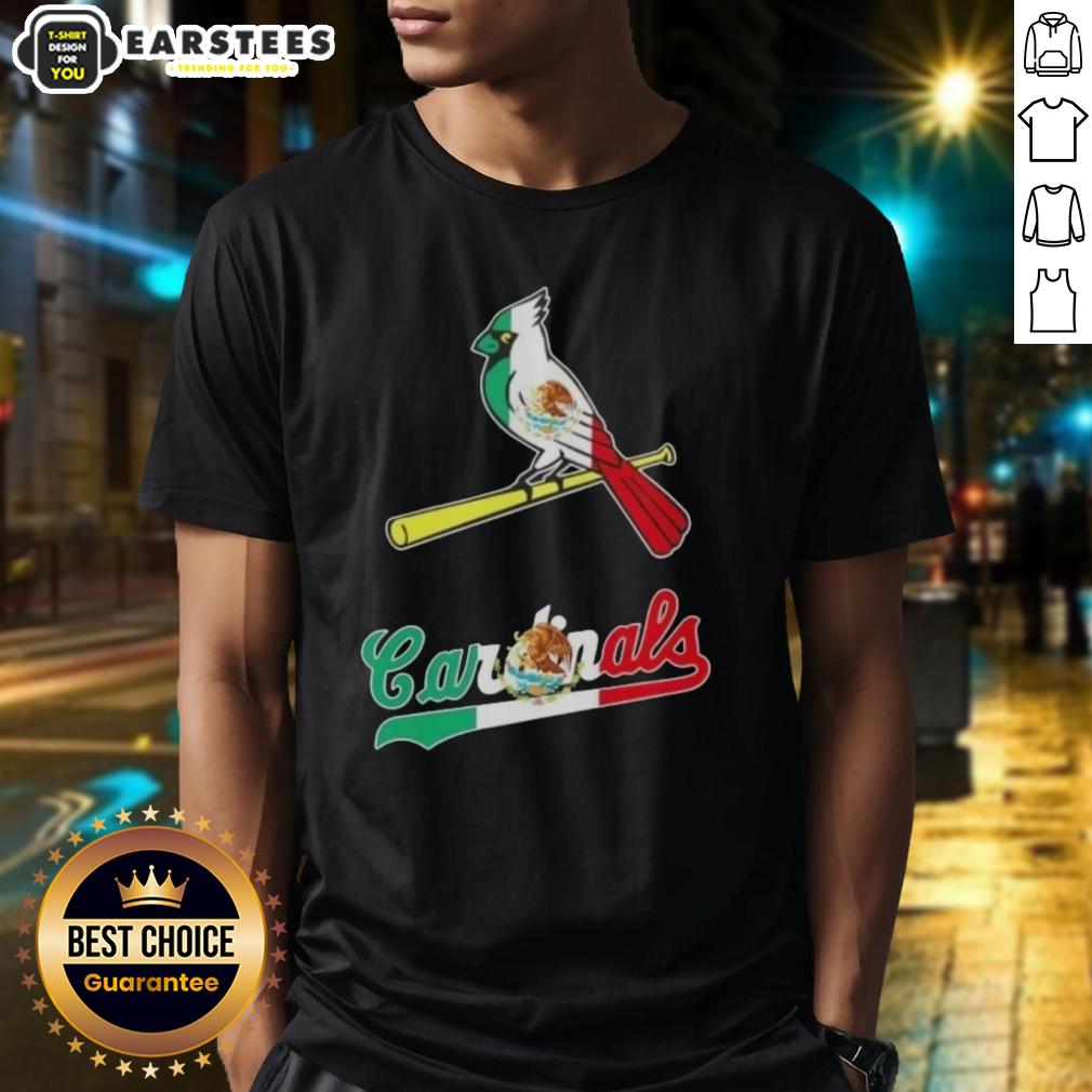 Awesome St.Louis Cardinals Baseball X Mexican Flag T-Shirt